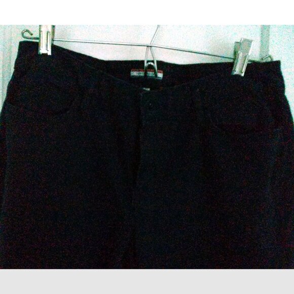 Tommy Hilfiger Women's Navy Pants, Skinny/Straight Leg, Mid-Rise, 8 Petite - Picture 2 of 13